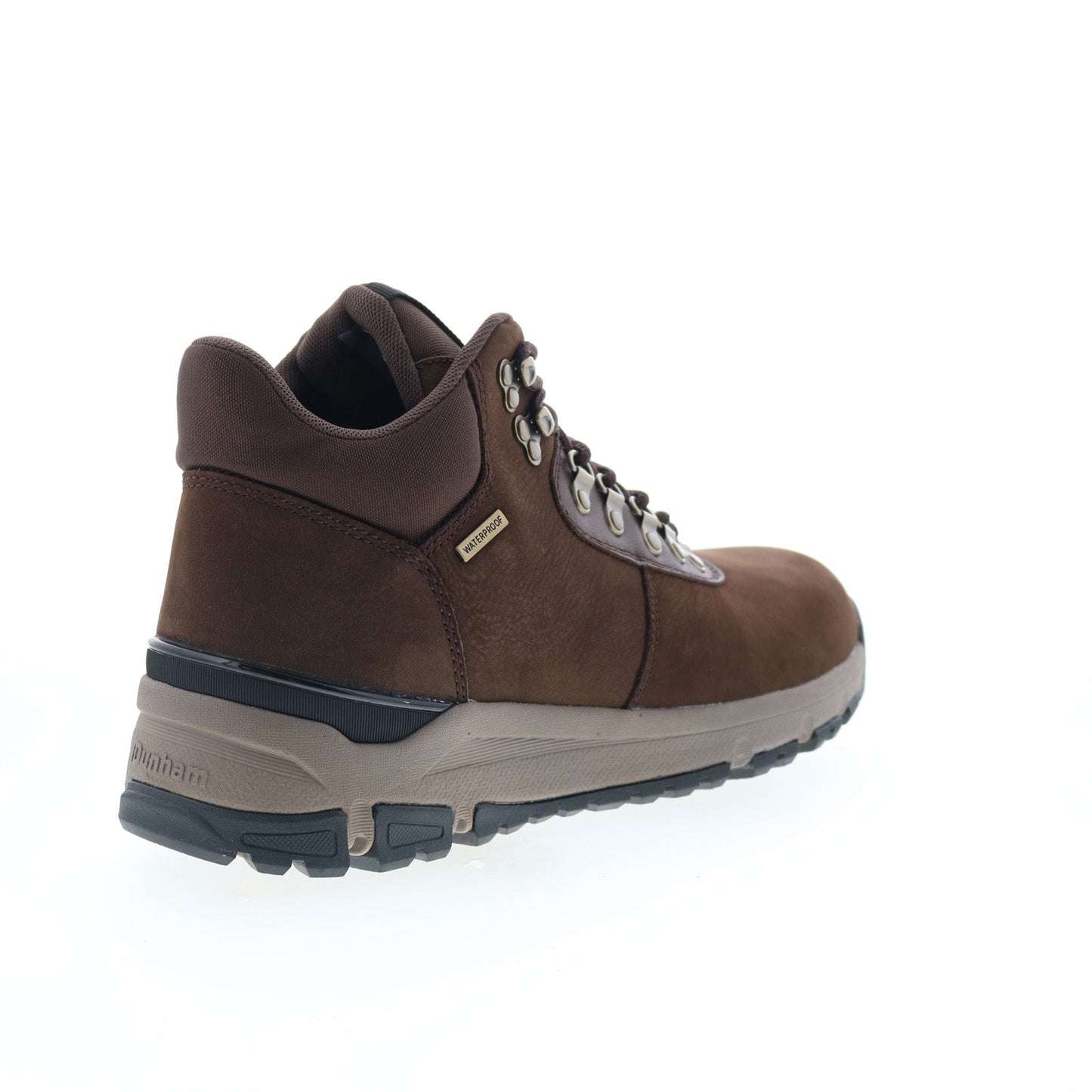 Dunham Alpine Waterproof Lace Up Mid Mens Brown Casual Dress Boots