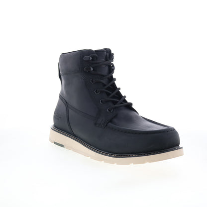 Dunham Brisco Waterproof Lace Up Mens Black Extra Wide Casual Dress Boots