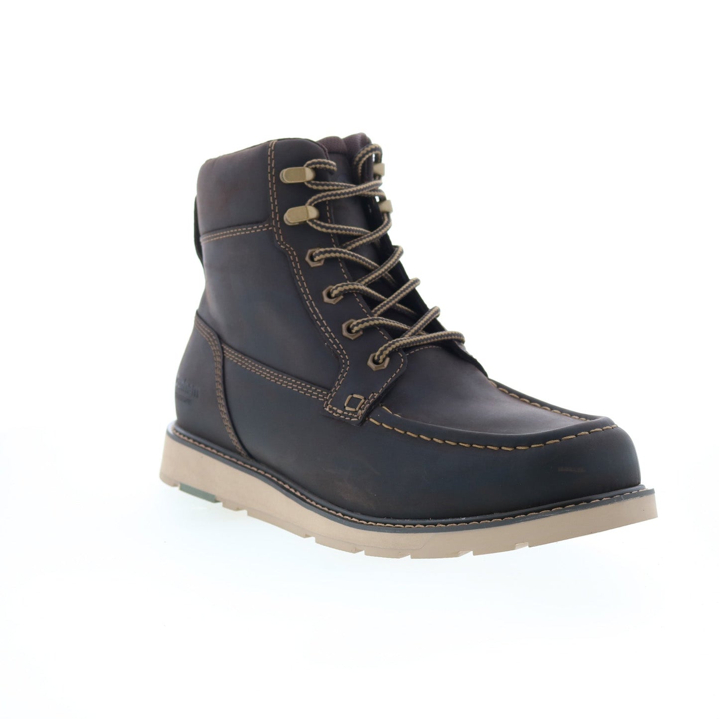 Dunham Brisco Waterproof Lace Up Mens Brown Extra Wide Casual Dress Boots