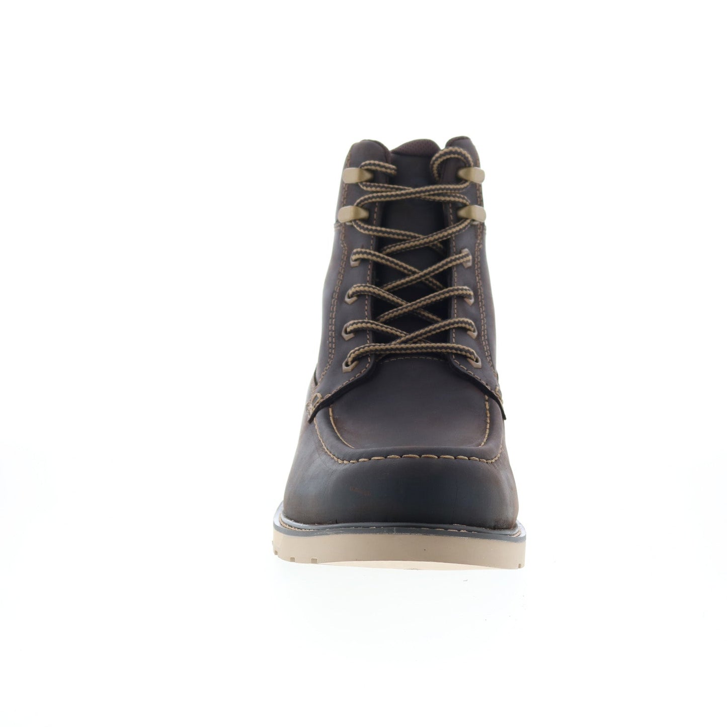 Dunham Brisco Waterproof Lace Up Mens Brown Extra Wide Casual Dress Boots