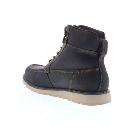 Dunham Brisco Waterproof Lace Up Mens Brown Extra Wide 4E Boots