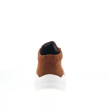 Dingo Ankle Half Pipe DI-306 Mens Brown Suede Lace Up Ankle Boots