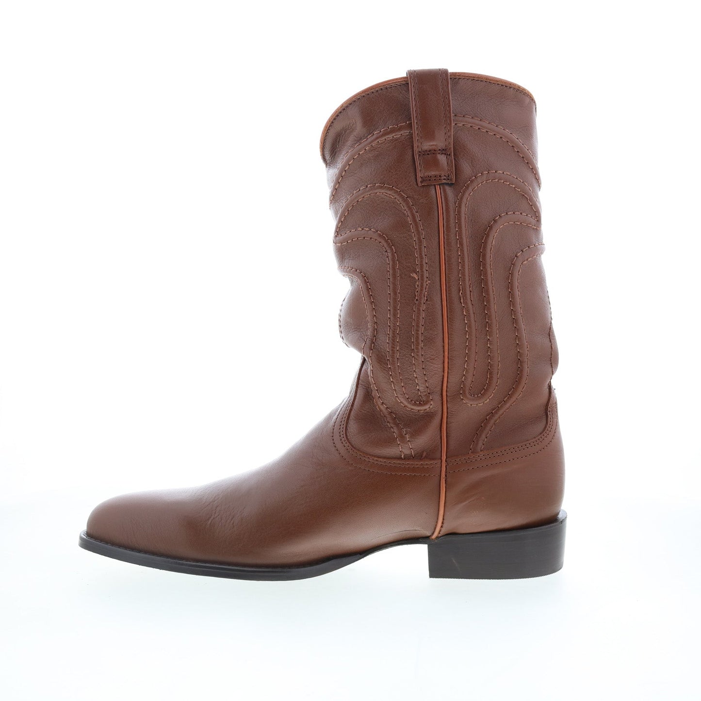 Dingo Montana DI-316 Mens Brown Leather Slip On Western Boots