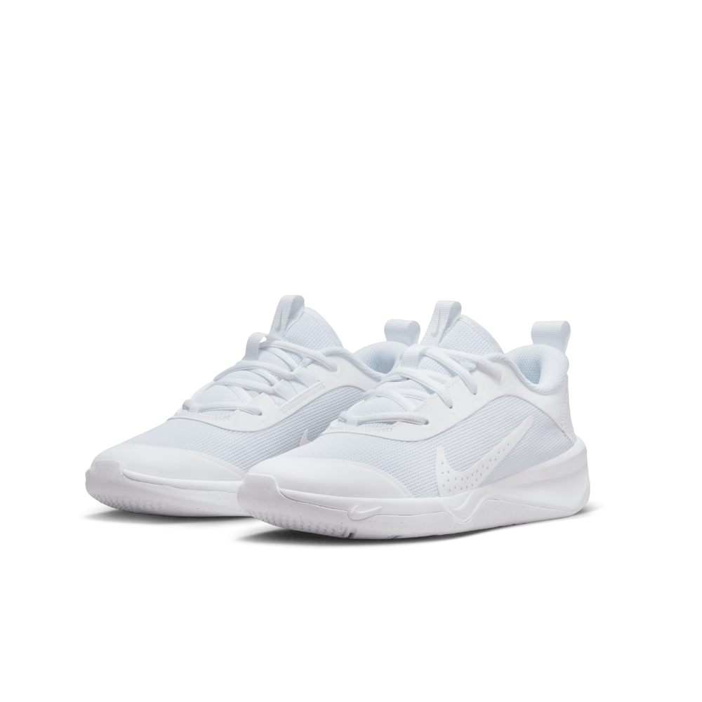 Omni Multi-Court (GS) Older Kids' :White | Pure Platinum