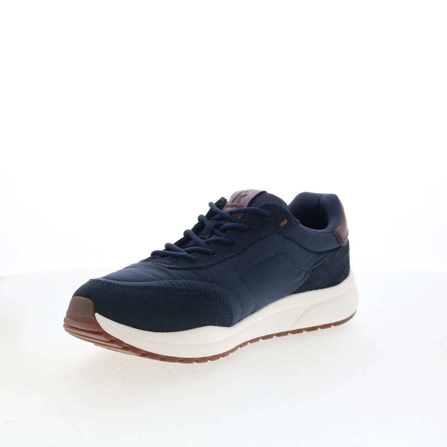 Rockport DMX Brock RMDMXBROCK Mens Blue Suede Lifestyle Sneakers Shoes