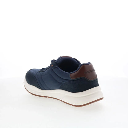 Rockport DMX Brock RMDMXBROCK Mens Blue Suede Lifestyle Sneakers Shoes