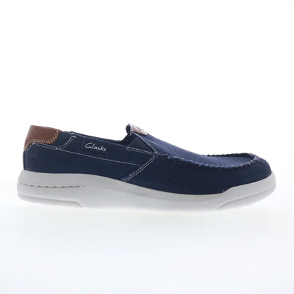 Clarks Driftlite Step 26176940 Mens Blue Loafers & Slip Ons Casual Shoes