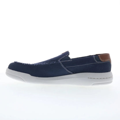 Clarks Driftlite Step 26176940 Mens Blue Loafers & Slip Ons Casual Shoes
