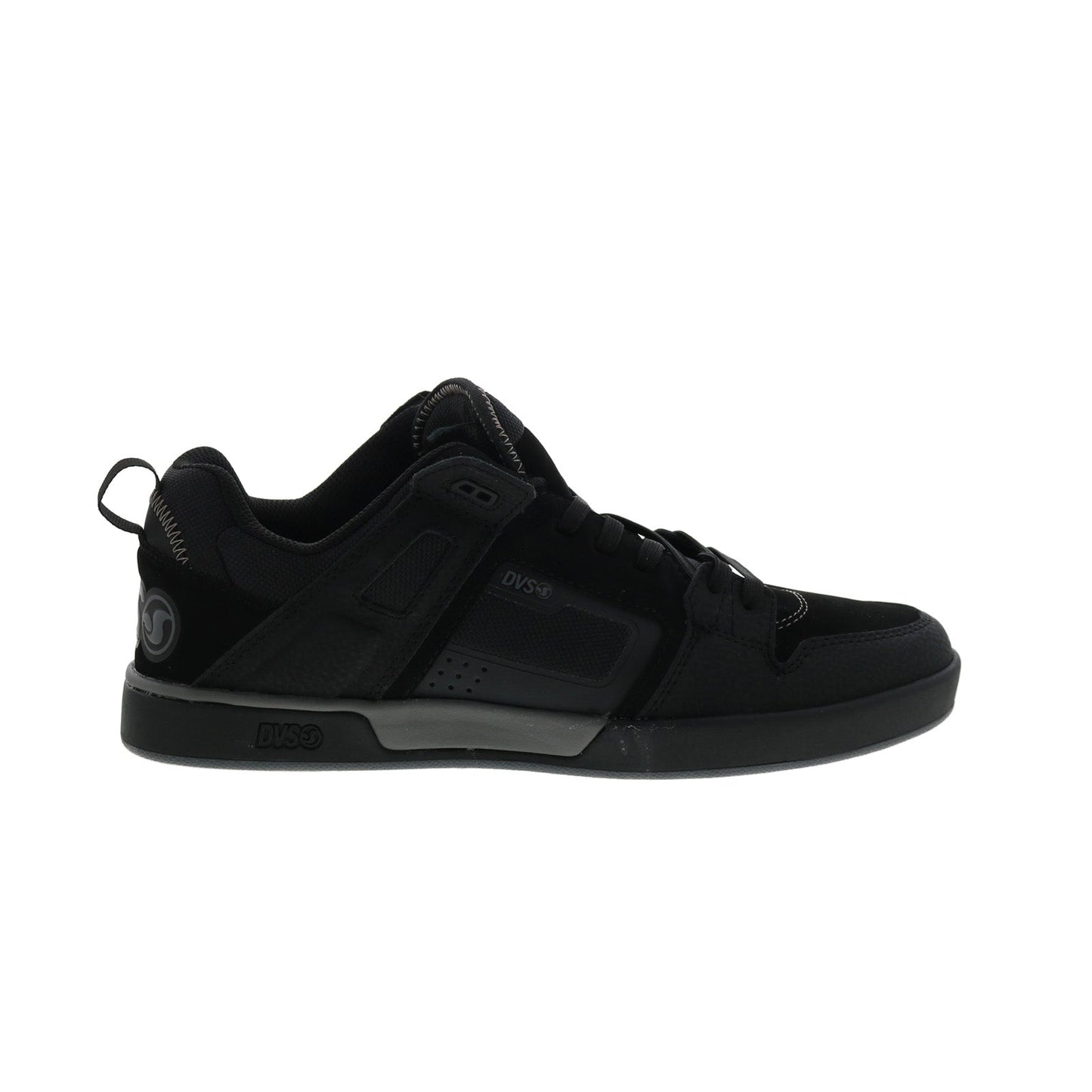 DVS Comanche LT DV01249001 Mens Black Nubuck Skate Inspired Sneakers Shoes
