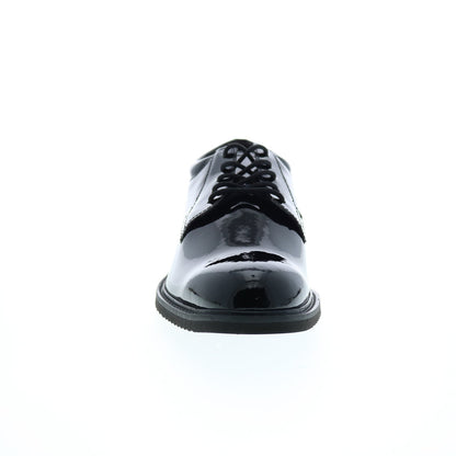 Bates Sentry Lux High Gloss E01851 Mens Black Oxfords Plain Toe Shoes