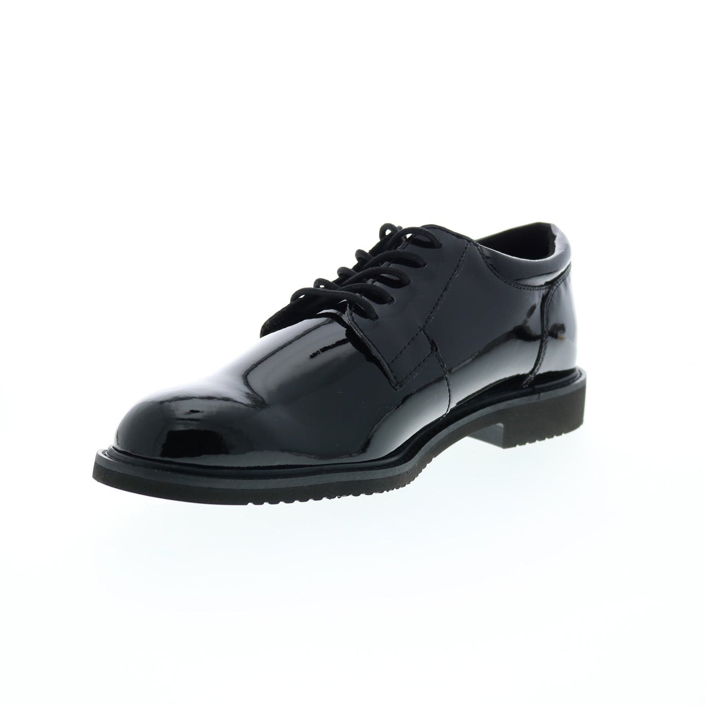 Bates Sentry Lux High Gloss E01851 Mens Black Oxfords Plain Toe Shoes