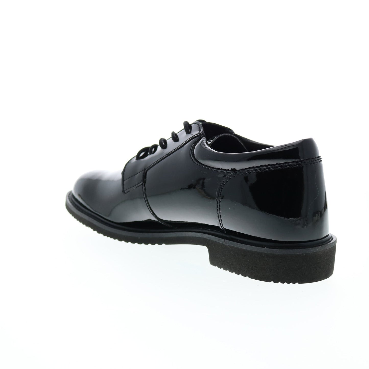 Bates Sentry Lux High Gloss E01851 Mens Black Oxfords Plain Toe Shoes