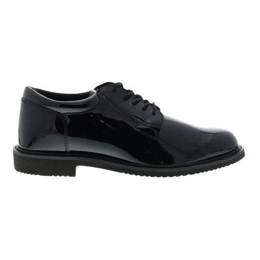 Bates Sentry Lux High Gloss E01851 Mens Black Oxfords Plain Toe Shoes