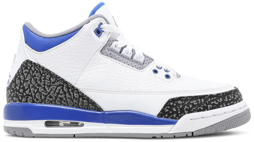 Nike Grade School Womens Air Jordan 3 Retro Sneakers - 'Racer Blue'