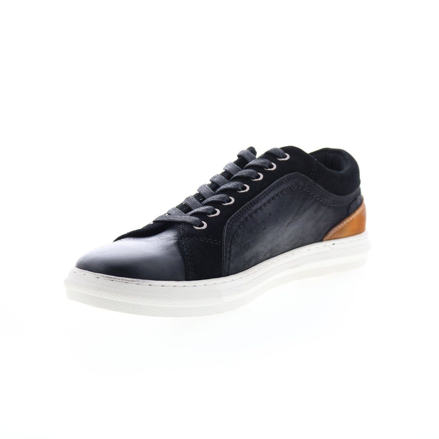 English Laundry Weaver EL2557L Mens Black Leather Lifestyle Sneakers Shoes