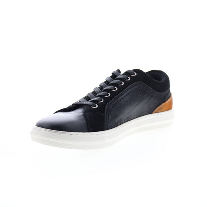 English Laundry Weaver EL2557L Mens Black Leather Lifestyle Sneakers Shoes