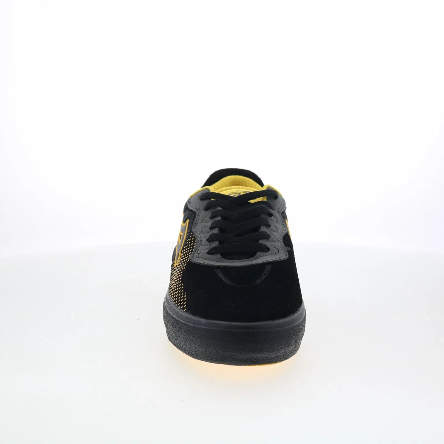 Lakai Essex Mens Black Suede Lace Up Skate Inspired Sneakers Shoes