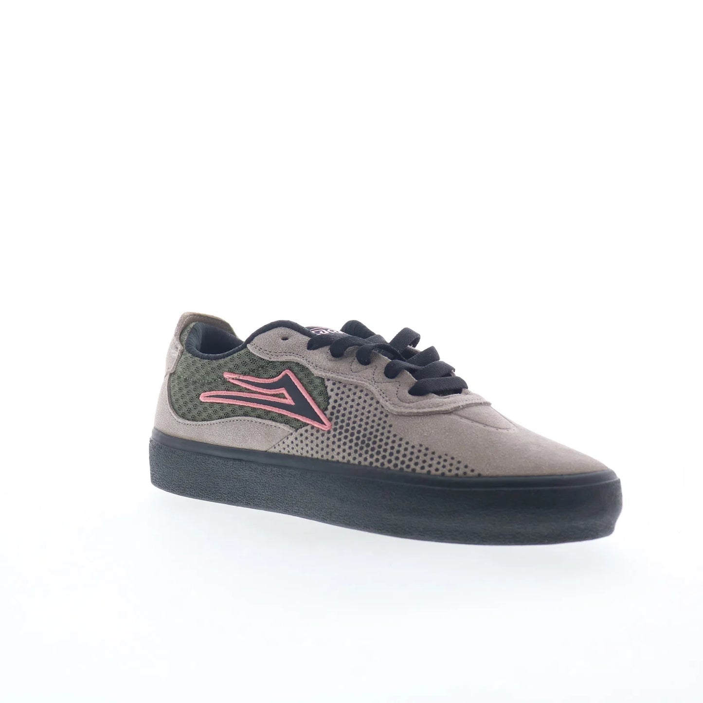 Lakai Essex Mens Gray Suede Lace Up Skate Inspired Sneakers Shoes