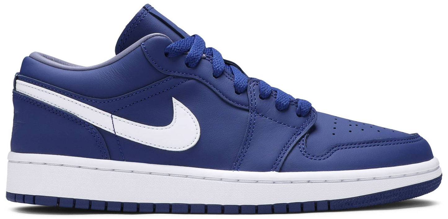 Nike Womens Air Jordan 1 Low SE Sneakers - 'Deep Royal Blue'