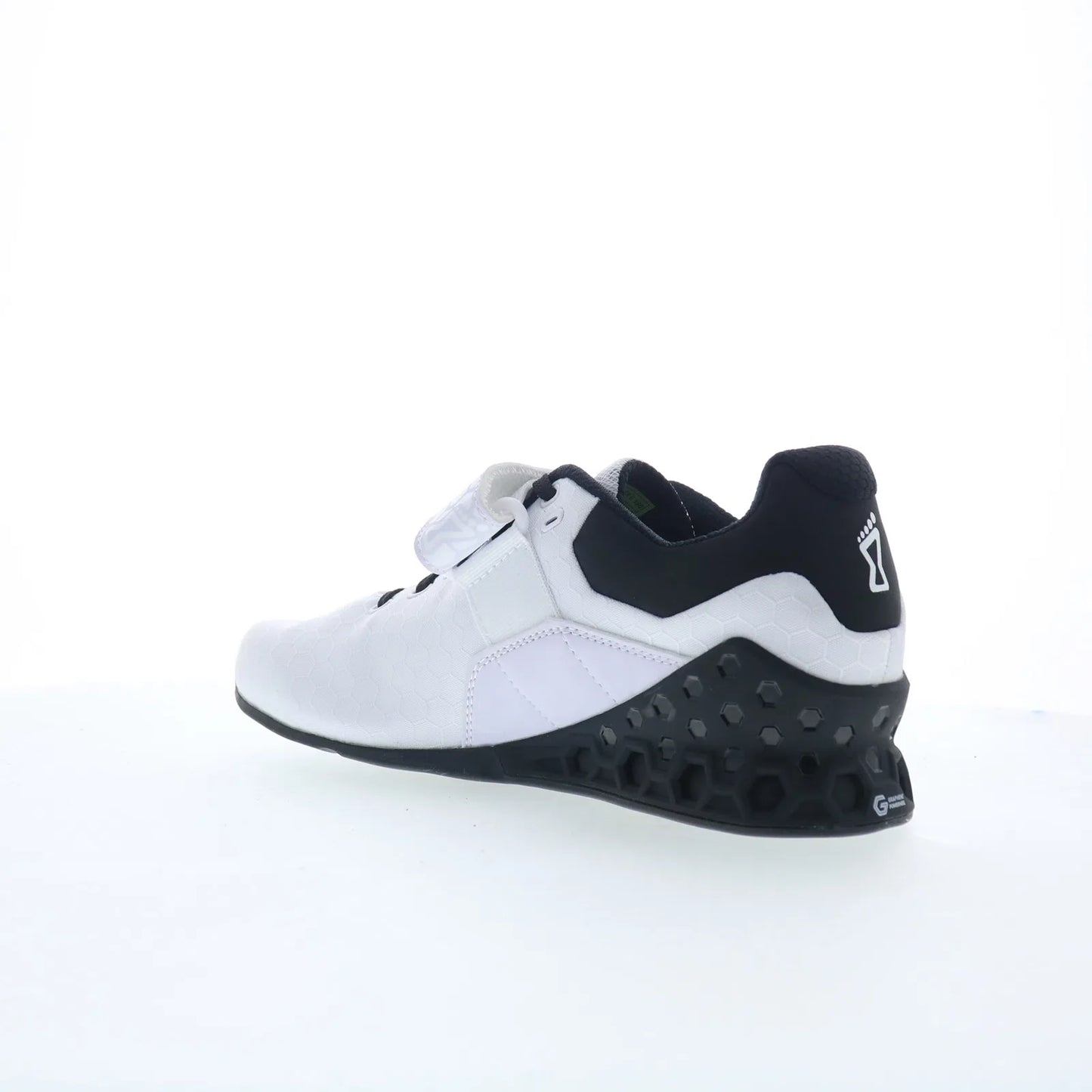 Inov-8 Fastlift Power G 380 Mens White Canvas Athletic Weightlifting Shoes