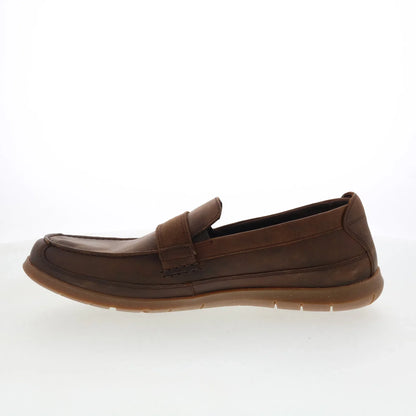 Clarks Flexway Band 26181971 Mens Brown Loafers & Slip Ons Casual Shoes