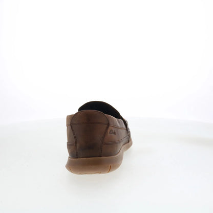 Clarks Flexway Band 26181971 Mens Brown Loafers & Slip Ons Casual Shoes