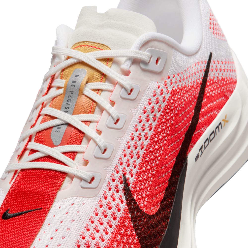 Pegasus Plus Men's :White | Bright Crimson
