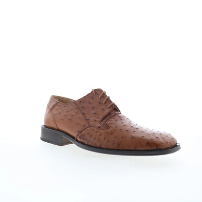 Ferrini FQ Ostrich 2353 121 Mens Brown Oxfords & Lace Ups Casual Shoes