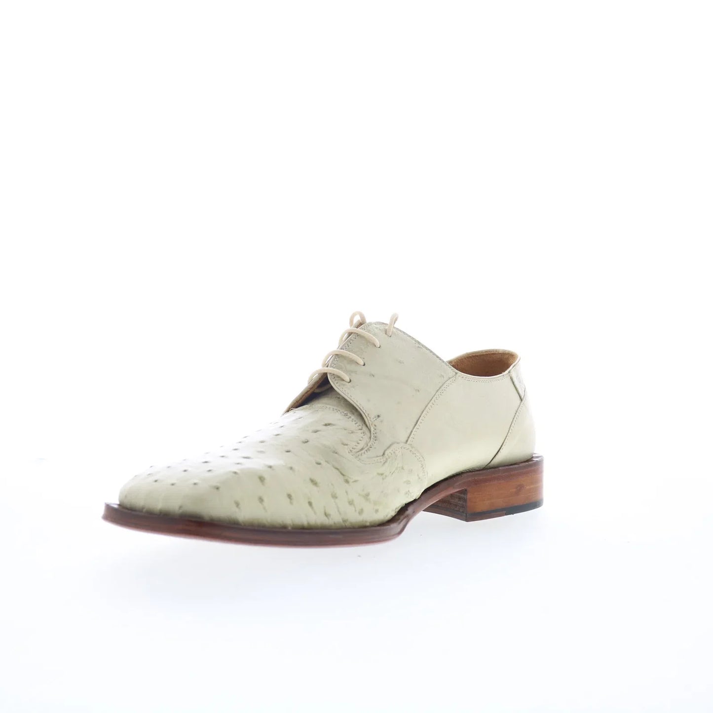 Ferrini FQ Ostrich 2353 121 Mens White Oxfords & Lace Ups Casual Shoes