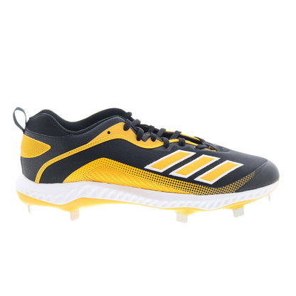 Adidas Icon 6 Bounce FV9346 Mens Black Synthetic Athletic Baseball Shoes