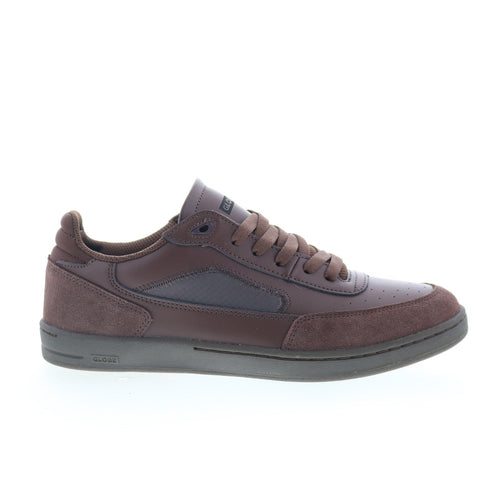 Globe Holand GBHOLAND Mens Brown Leather Skate Inspired Sneakers Shoes