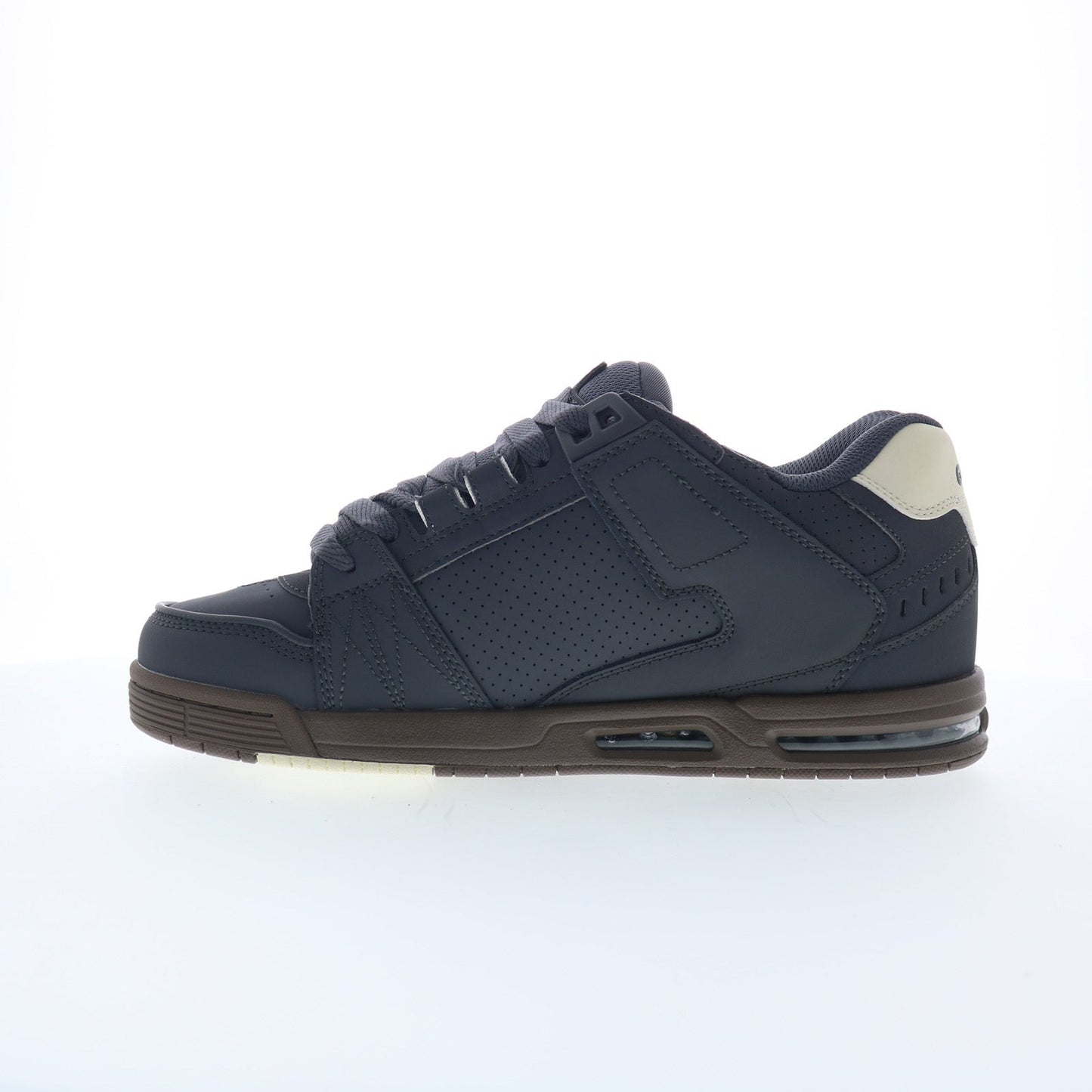 Globe Sabre GBSABR Mens Gray Leather Lace Up Lifestyle Sneakers Shoes
