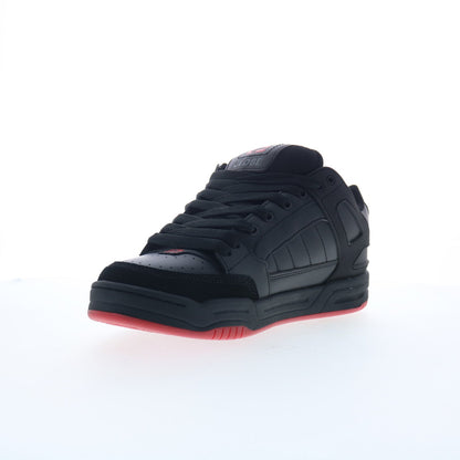 Globe Tilt GBTILT Mens Black Leather Lace Up Skate Inspired Sneakers Shoes
