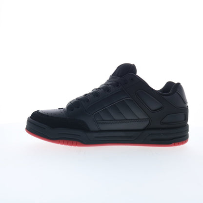 Globe Tilt GBTILT Mens Black Leather Lace Up Skate Inspired Sneakers Shoes