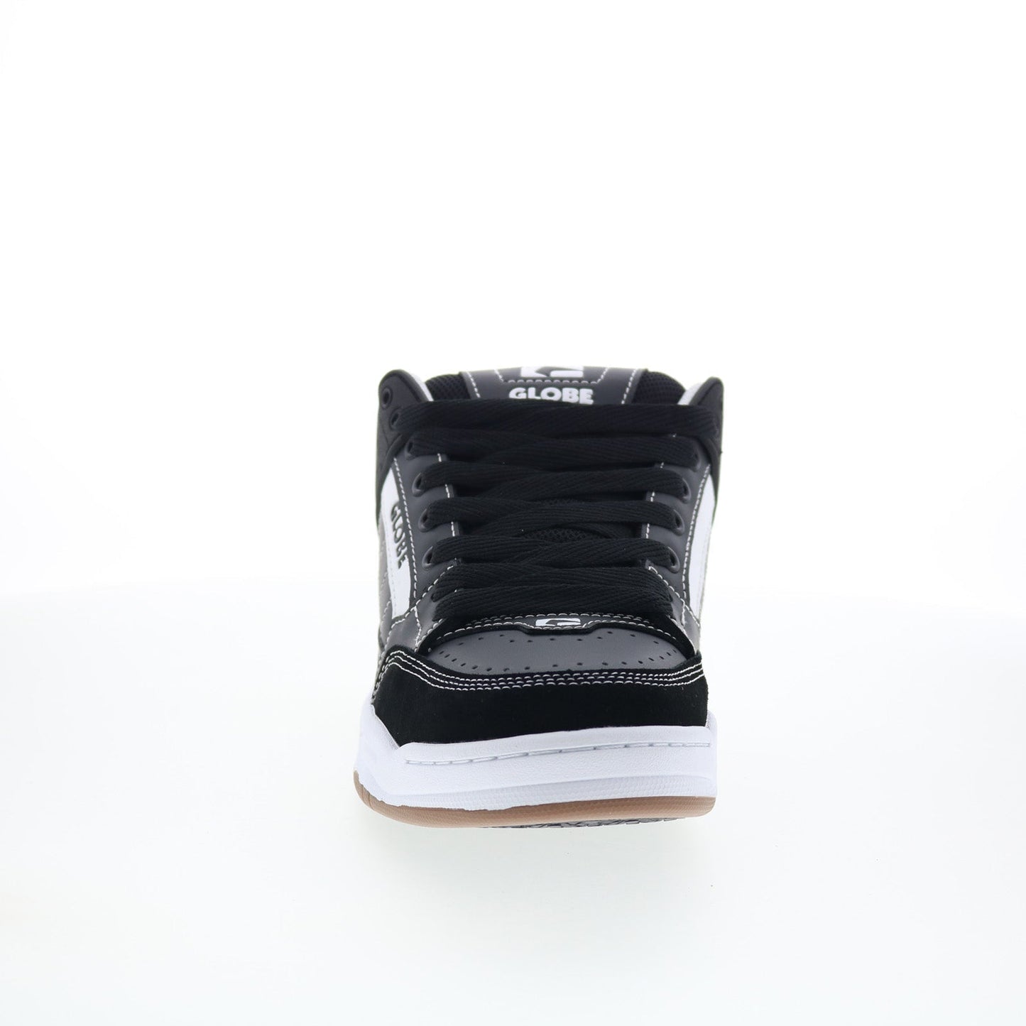 Globe Tilt GBTILT Mens Black Leather Lace Up Skate Inspired Sneakers Shoes