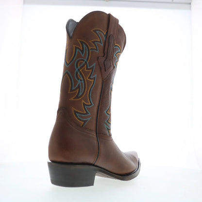 Dingo Gold Rush DI-152 Mens Brown Leather Slip On Cowboy Western Boots