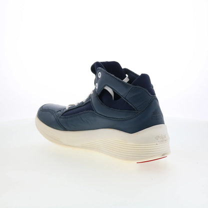 Pajar Greenwich 47085 Mens Blue Leather Lace Up Lifestyle Sneakers Shoes