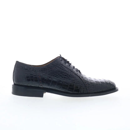 Ferrini HB Alligator 227 F227BC Mens Black Oxfords & Lace Ups Casual Shoes