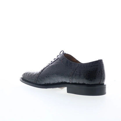 Ferrini HB Alligator 227 F227BC Mens Black Oxfords & Lace Ups Casual Shoes