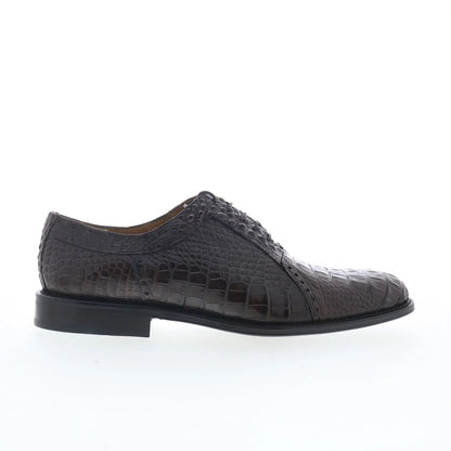 Ferrini HB Alligator 227 F227TM Mens Brown Oxfords & Lace Ups Casual Shoes