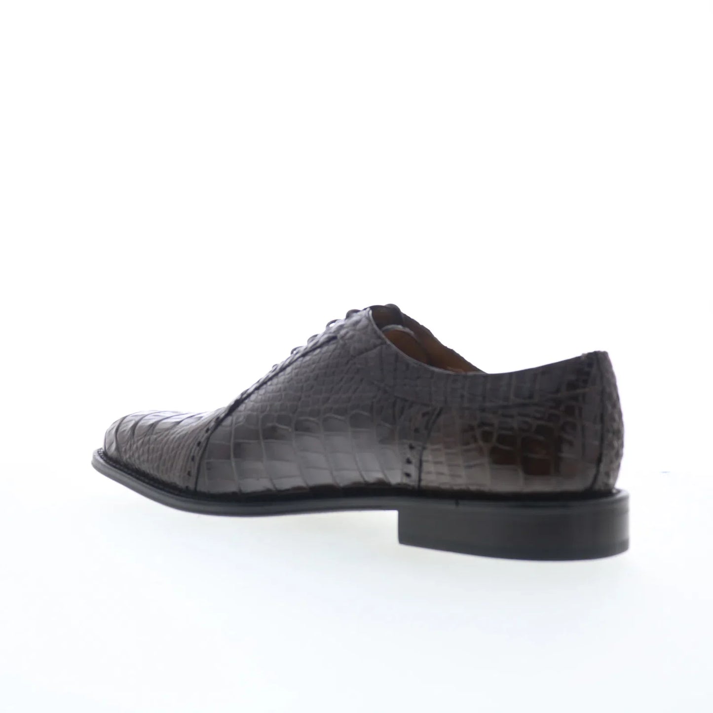 Ferrini HB Alligator 227 F227TM Mens Brown Oxfords & Lace Ups Casual Shoes