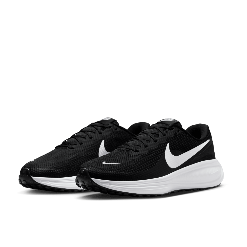 Revolution 8 (Wide) Men's :Black | White