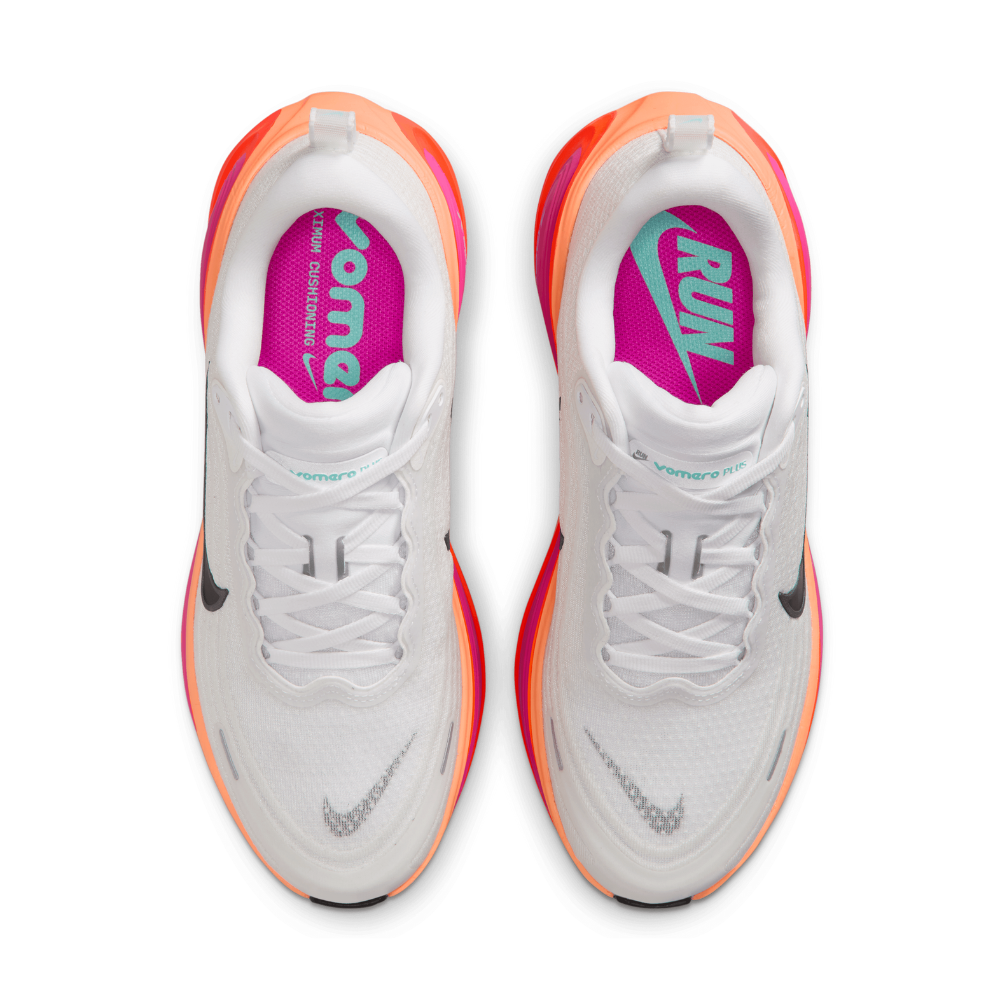 Vomero Plus Women's :White | Fire Pink