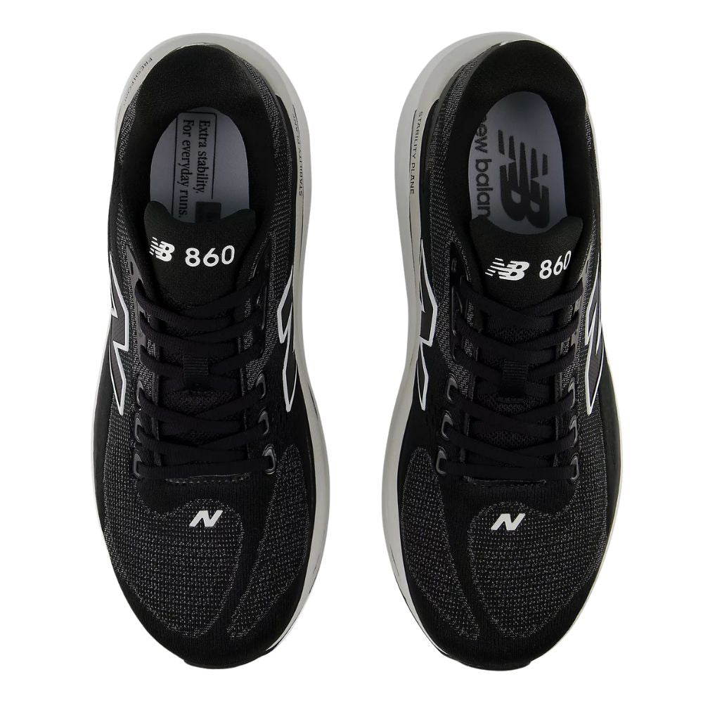 Fresh Foam X 860v15 (2E) Men's :Black | White