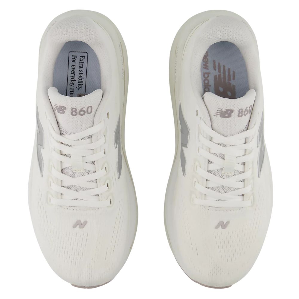 Fresh Foam X 860 v15 (D) Women's: White | Silver Metallic