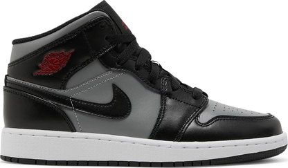 Nike Grade School Womens Air Jordan 1 Mid Sneakers - 'Shadow'