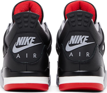 Nike Mens Jordan 4 Retro Sneakers - 'Bred Reimagined'