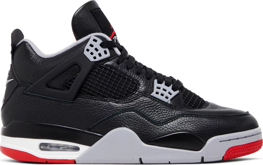 Nike Mens Jordan 4 Retro Sneakers - 'Bred Reimagined'