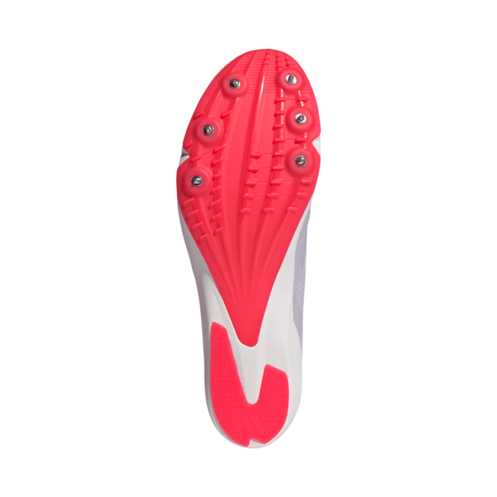 Adizero Distancestar All Genders' :Cloud White | Lucid Orange
