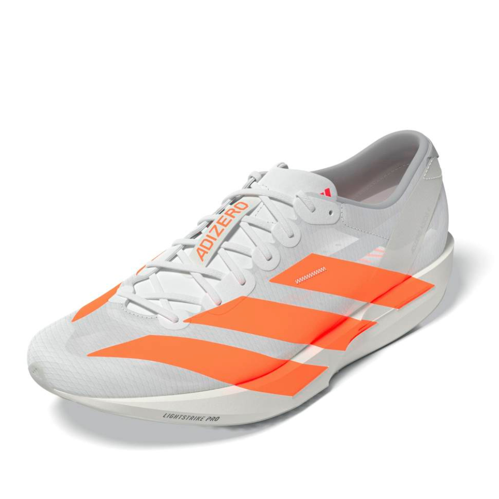 Adizero Adios 9 Men's :Cloud White | Lucid Orange